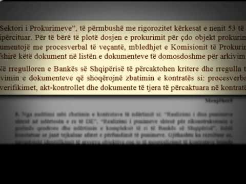 RAPORTI I KLSH KONFIRMON ABUZIMET ME SHPERBLIMET DHE DIETAT NE BANKEN E SHQIPERISE LAJM