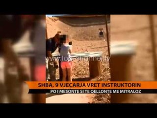 SHBA, 9-vjeçarja vret instruktorin - Top Channel Albania - News - Lajme