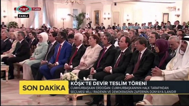 NISHANI MERR PJESE NE CEREMONINE E BETIMIT TE PRESIDENTIT TE TURQISE