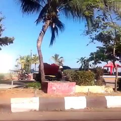 Indahnya Menikmati Senja di pantai LOSARI MAKASAR