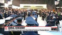 Pro-democracy leader and 14th Pres. laid to rest in peace at Seoul National Cemetery