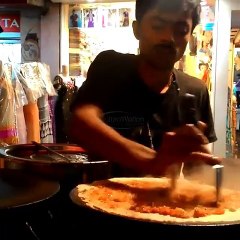 Indian Street Food With Amazing People Cooking