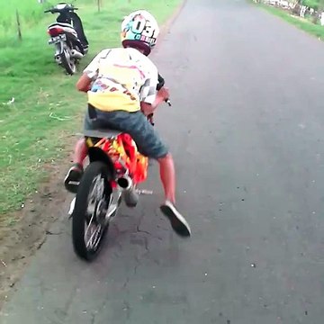 Setting Suzuki Satria FU 200cc Untuk Balapan Liar Dan Drag Bike