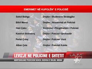 Lëvizje në policinë e shtetit - News, Lajme - Vizion Plus