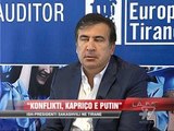 Ish-presidenti Sakashvili ne Tiranë - News, Lajme - Vizion Plus