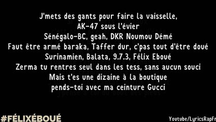 Booba - #FÉLIXÉBOUÉ (Audio + Parole⁄Lyrics)