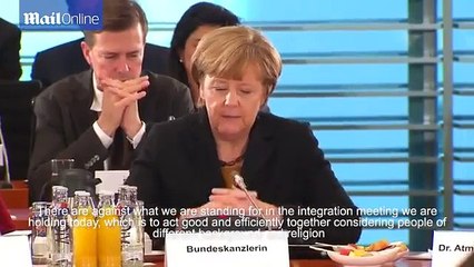 Angela Merkel  'Freedom is stronger than hate and terror'