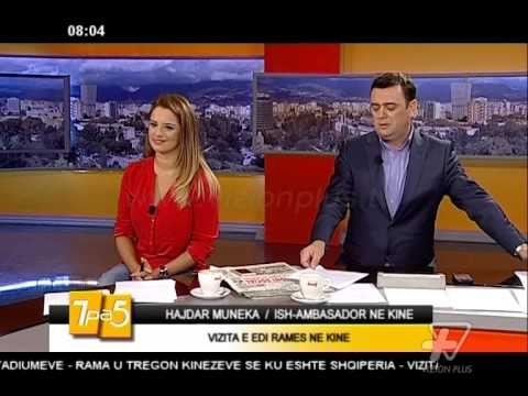 7pa5 - Vizita e Edi Rames ne Kine - 12 Shtator 2014 - Show - Vizion Plus