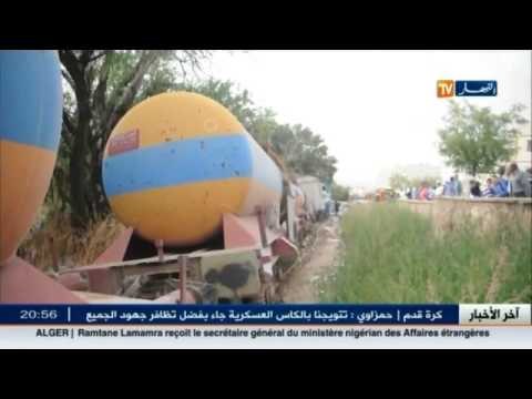 سعيدة: انحراف قطار لنقل المحروقات عن مساره وسط المدينة