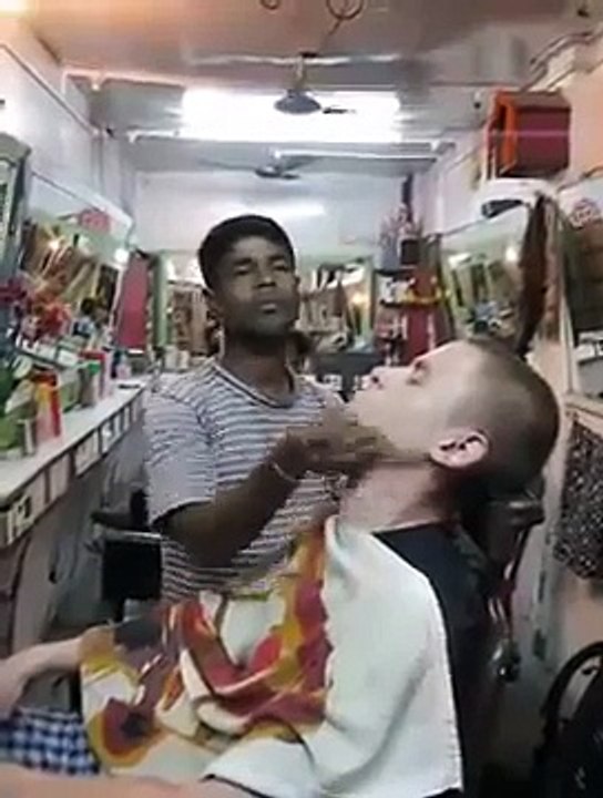 Funny Indian massage