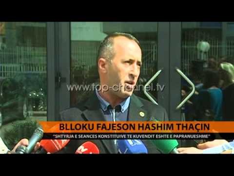Blloku fajeson Hashim Thacin - Top Channel Albania - News - Lajme