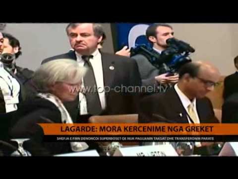 Lagarde: Mora kercenime nga greket - Top Channel Albania - News - Lajme
