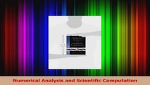 PDF Download  Numerical Analysis and Scientific Computation Read Full Ebook