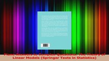 PDF Download  Plane Answers to Complex Questions The Theory of Linear Models Springer Texts in Read Full Ebook
