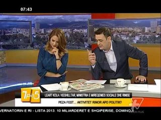 7pa5 - Peza Fest...Aktivitet rinor apo politik - 15 Shtator 2014 - Show - Vizion Plus