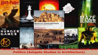 Read  Materan Contradictions Architecture Preservation and Politics Ashgate Studies in Ebook Free