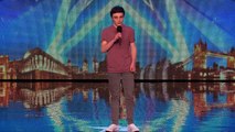 Young singer Daniel Chettoe has a big surprise for the Judges | Britains Got Talent 2015