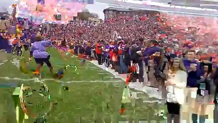 Clemson football player proposes on 2015 Senior Day - Part 1