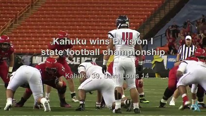 Kahuku wins state football championship