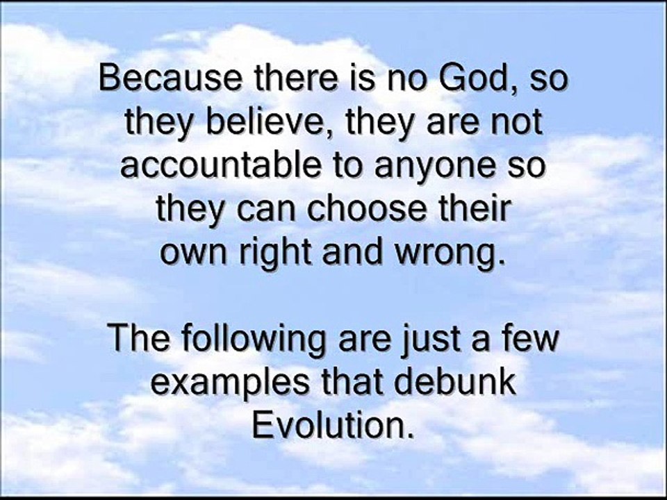 Creation and Evolution