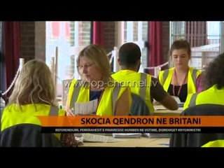 Skocezët i thanë ‘Jo’ ndarjes, dorëhiqet Salmond - Top Channel Albania - News - Lajme