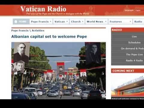 ROME,MEDIA ZYRTARE RADIO VATIKANI KOMENTON PERGATJET NE TIRANE PER VIZITEN E PAPES LAJM
