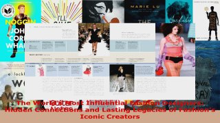 Download  The Worlds Most Influential Fashion Designers Hidden Connections and Lasting Legacies of Ebook Free