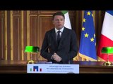 Parigi - Intervento del presidente Renzi all'Università Paris-Sorbonne -senza traduzione- (26.11.15)