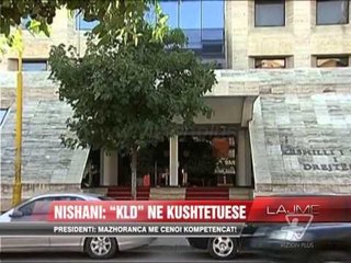Nishani: “KLD” në Kushtetuese - News, Lajme - Vizion Plus