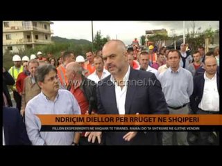 Ndriçim diellor për rrugët në Shqipëri - Top Channel Albania - News - Lajme