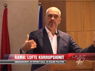 Rama: Luftë korrupsionit - News, Lajme - Vizion Plus
