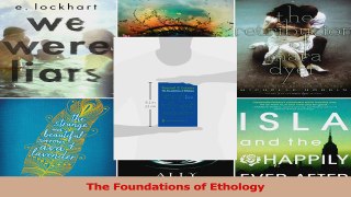 Read  The Foundations of Ethology Ebook Free