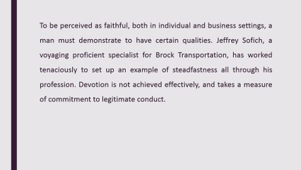 Jeffrey Sofich - United States Traveler