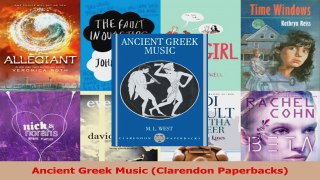 Read  Ancient Greek Music Clarendon Paperbacks Ebook Free
