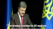 PRESIDENTI I UKRAINES POROSHENKO DEKLAROI SE VENDI I TIJ DO APLIKOJE PER NE BE NE VITIN 2020 LAJM