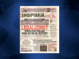 SHTYPI I DITES ME TITUJT KRYESORE TE FAQEVE TE PARA TE GAZETAVE SHQIPTARE E PREMTE 3 TETOR 2014