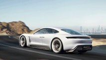 Porsche Mission E Porsches answer for Teslas Model S IAA 2015