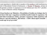 REAGON AMBASADA GJERMANE PER DEKLARATEN E DE MAIZIERE,“AKUZAT PER QEVERINE E VJETER” LAJM