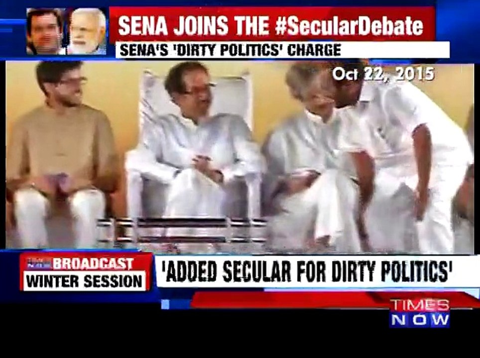 Shiv Sena Attacks Congress Over Secular Debate