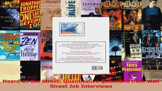 Read  Heard on the Street Quantitative Questions from Wall Street Job Interviews EBooks Online