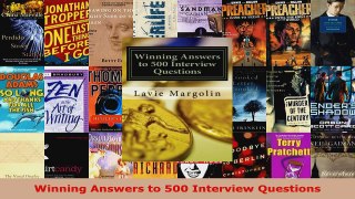 Read  Winning Answers to 500 Interview Questions Ebook Free