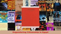 Read  Engendering Citizenship in Egypt Ebook Free