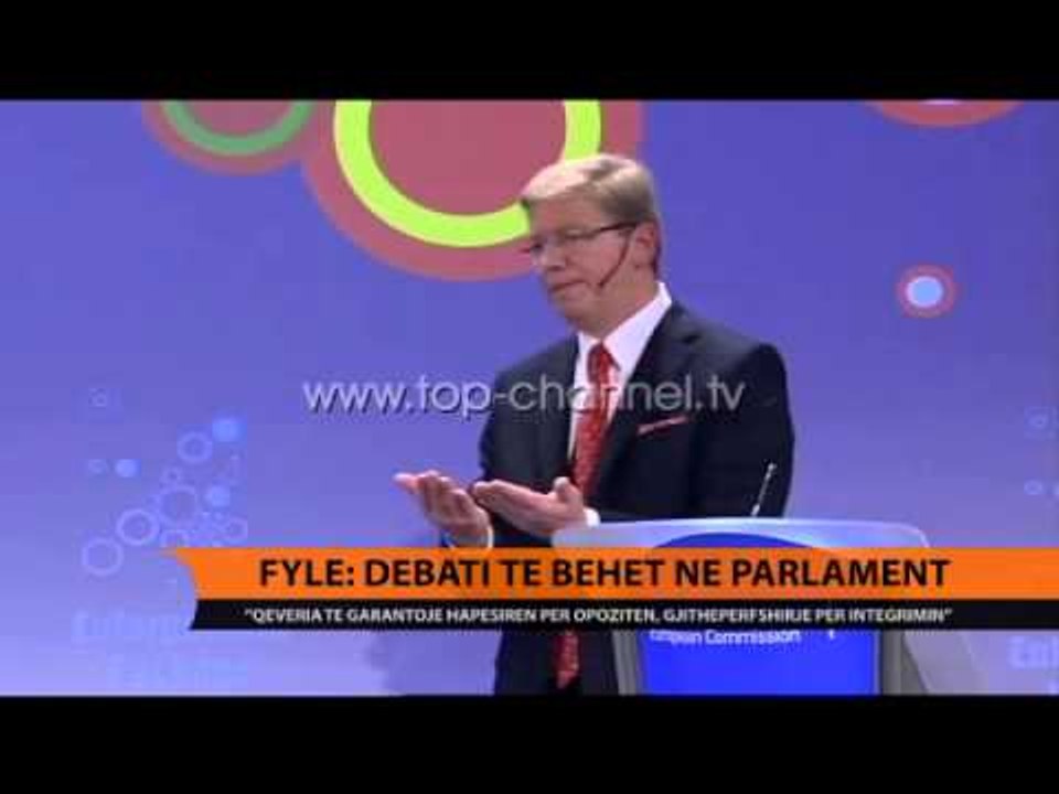 Fyle: Debati të bëhet në Parlament - Top Channel Albania - News - Lajme