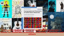 Read  Computational Chemistry of Solid State Materials A Guide for Materials Scientists Ebook Online
