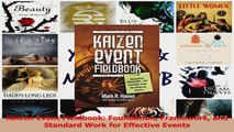 Read  Kaizen Event Fieldbook Foundation Framework and Standard Work for Effective Events Ebook Free
