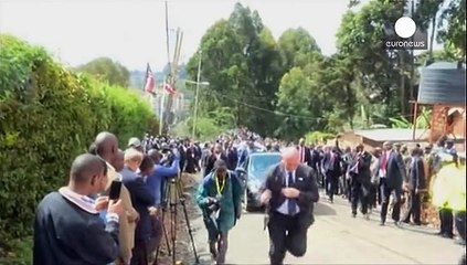 Папа римский посетил трущобы в Найроби