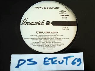 YOUNG & COMPANY -STRUT YOUR STUFF(RIP ETCUT)BRUNSWICK REC 81