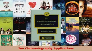 Read  Ion Chromatography Applications Ebook Free