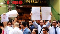 Napoli. Allontanamento manifestanti 