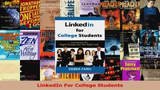 Read  LinkedIn For College Students Ebook Free